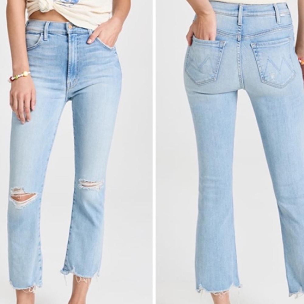 MOTHER The Hustler Ankle Chew in Petal Plucker Wash